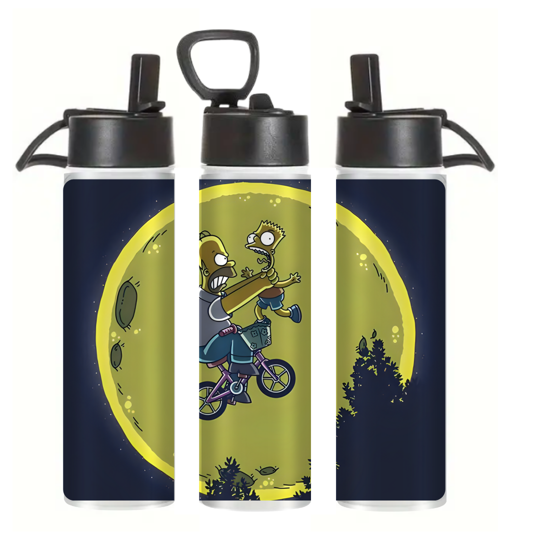 Homer & Bart Bike - Tumbler & Bottle