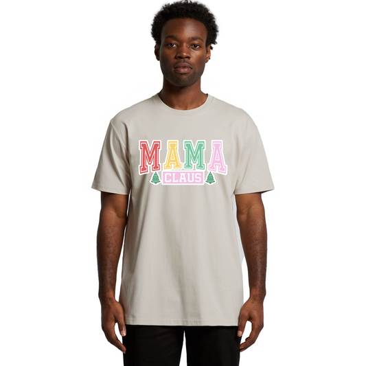 Mama Claus colourful XMAS - Mens Tee
