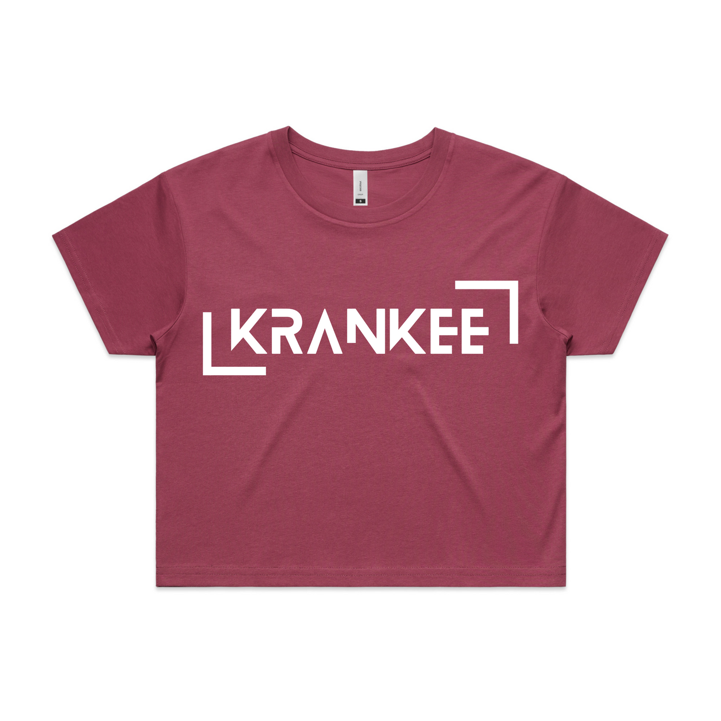 Womens Basic Krankee Crop Tee
