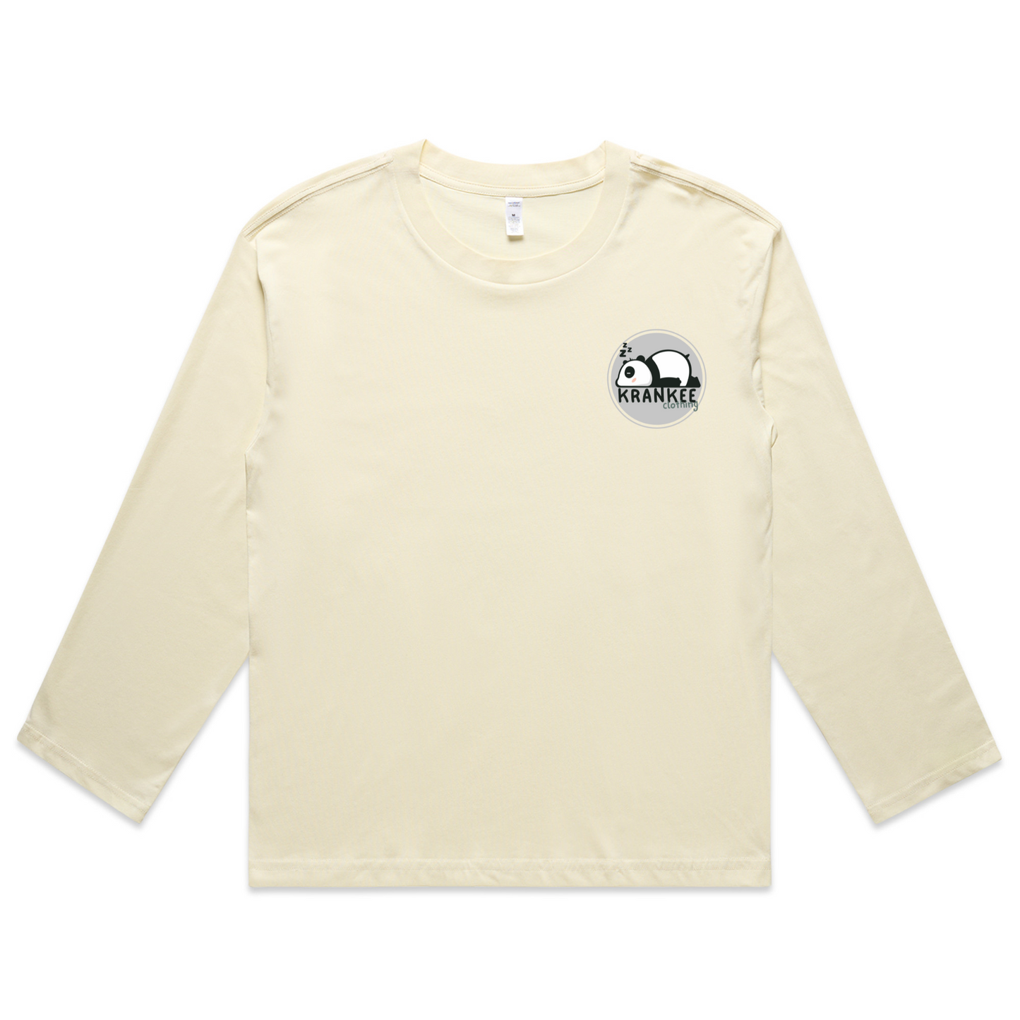 Womens Krankee Panda Boxy L/Sleeve