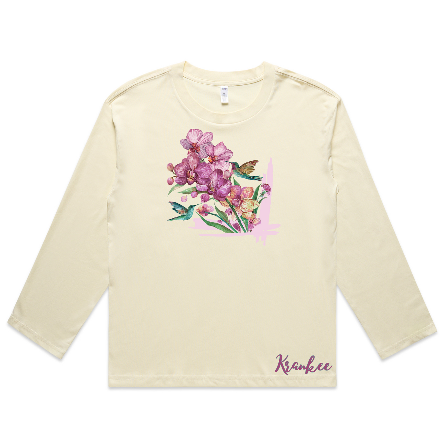 Womens Orchid Boxy L/Sleeve