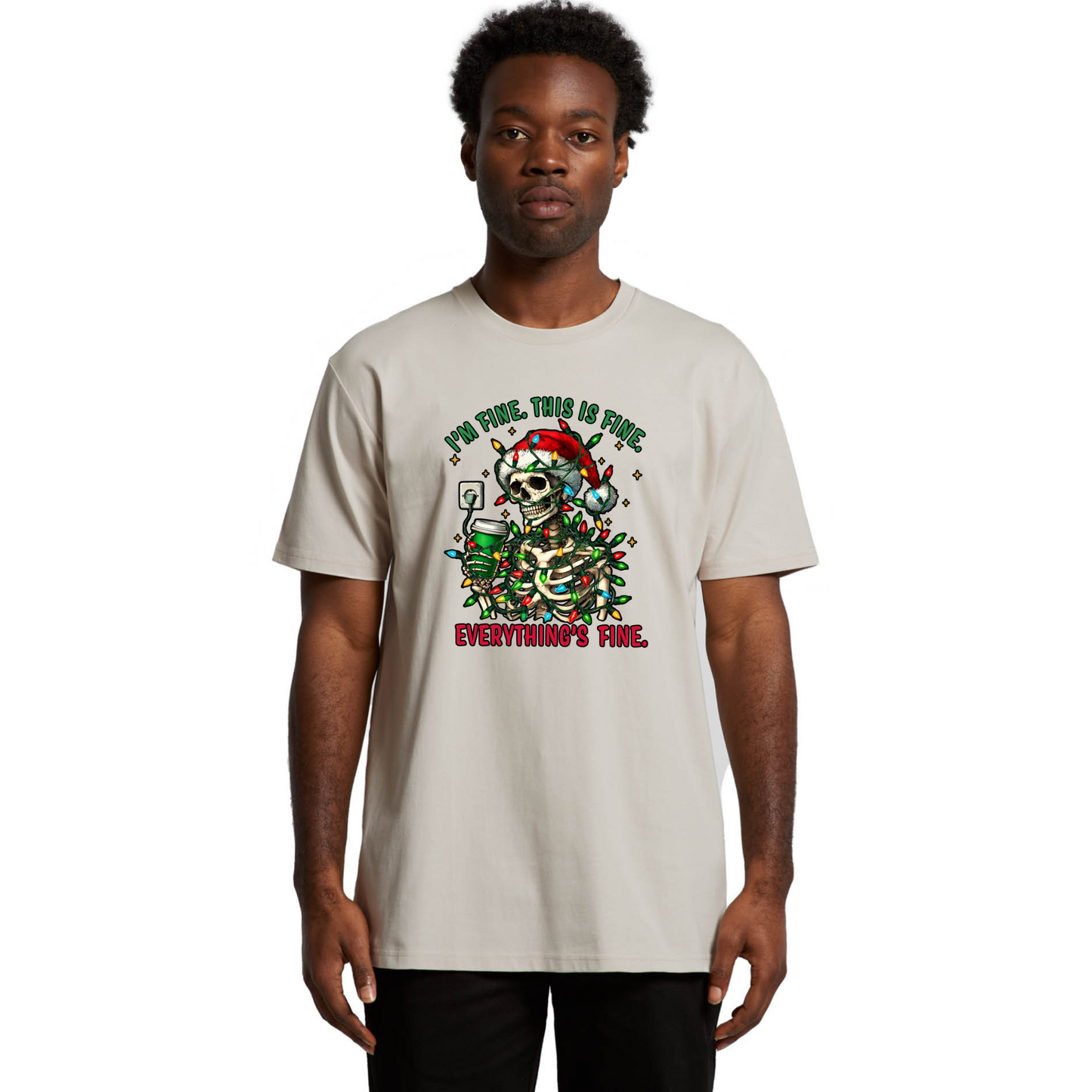 I'm Fine XMAS - Mens Tee