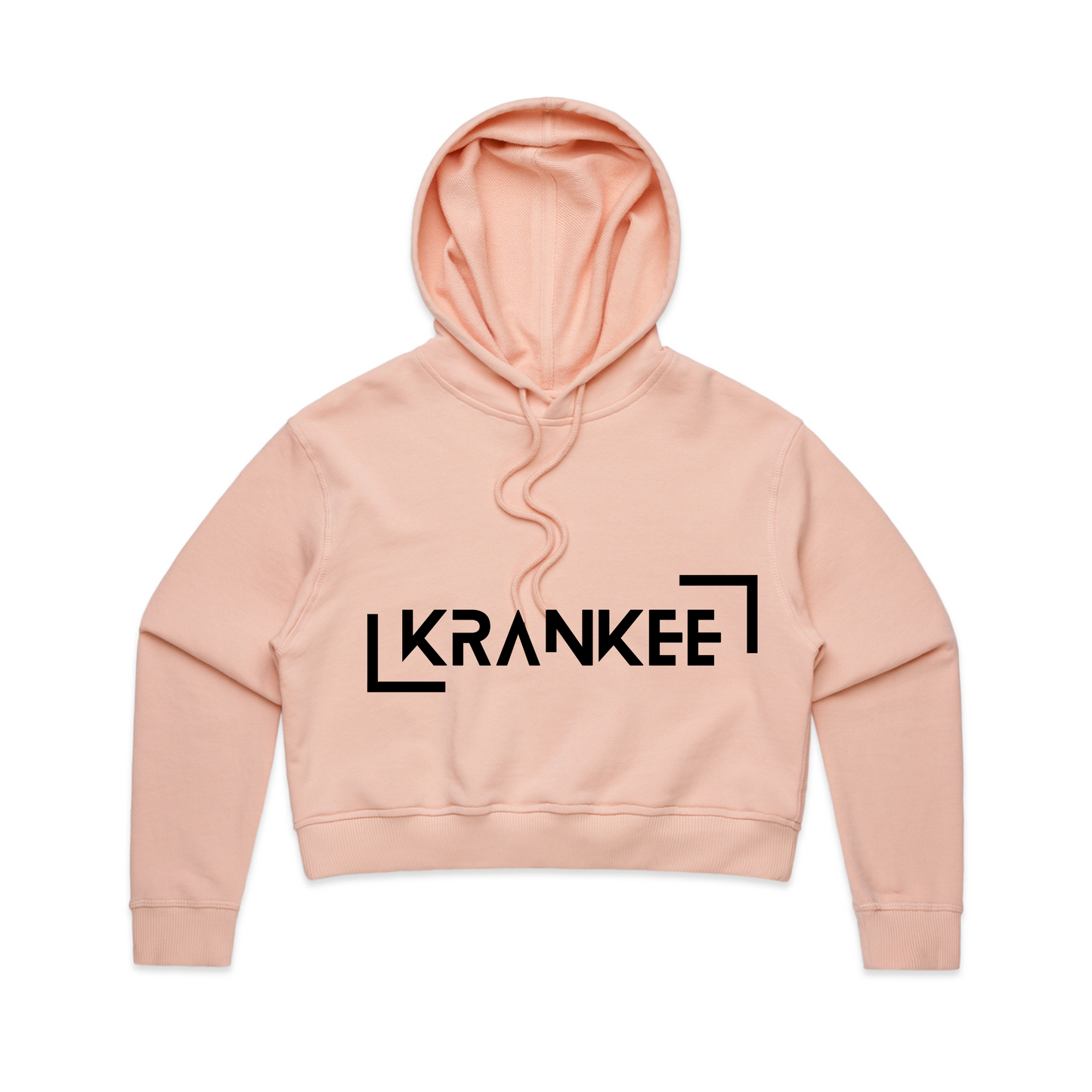 Womens Basic Krankee Crop Hoodie