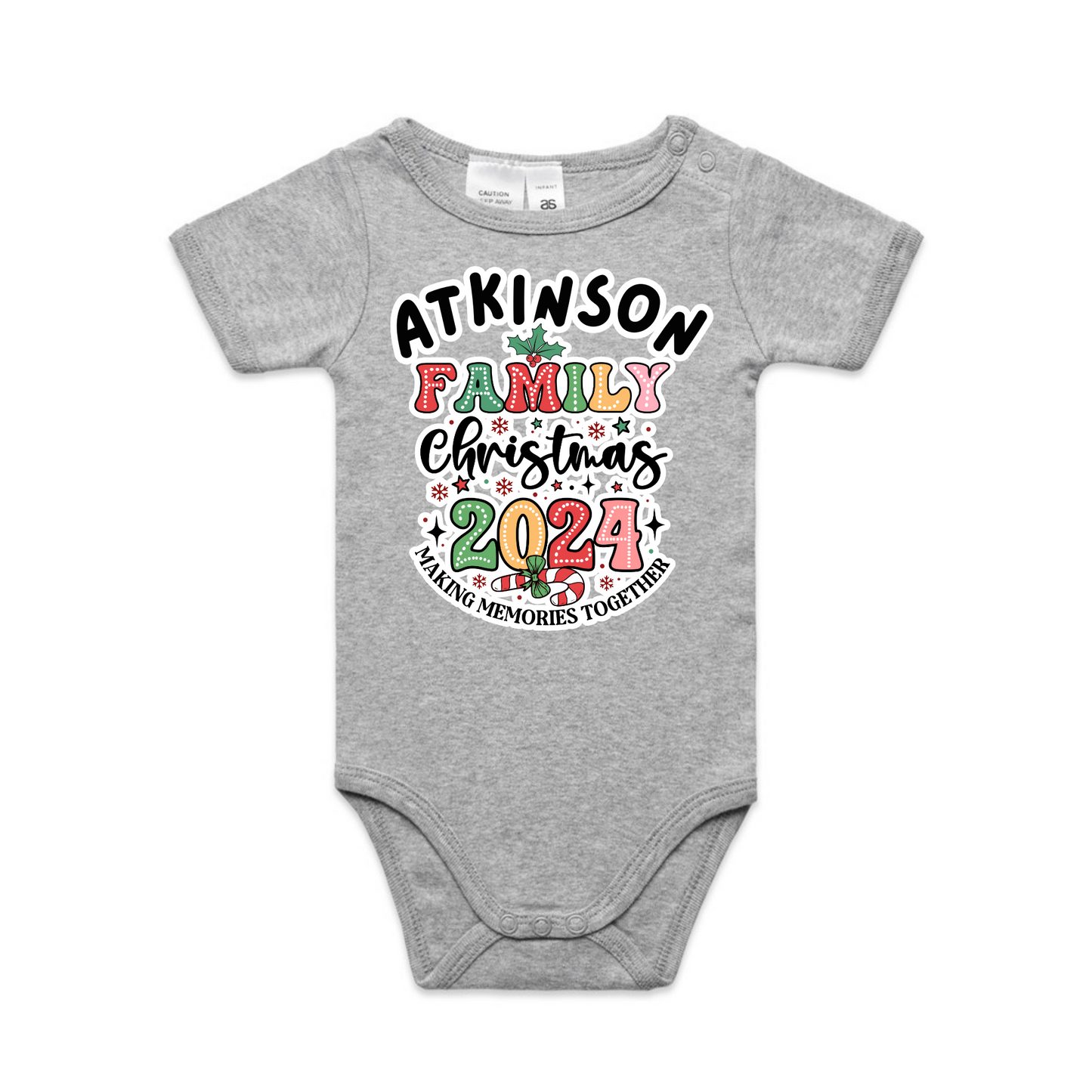 Family Option 1 XMAS - Organic Infant Tee OR Bodysuit