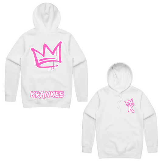 Pink Back Crown - Mens Staple Hoodie