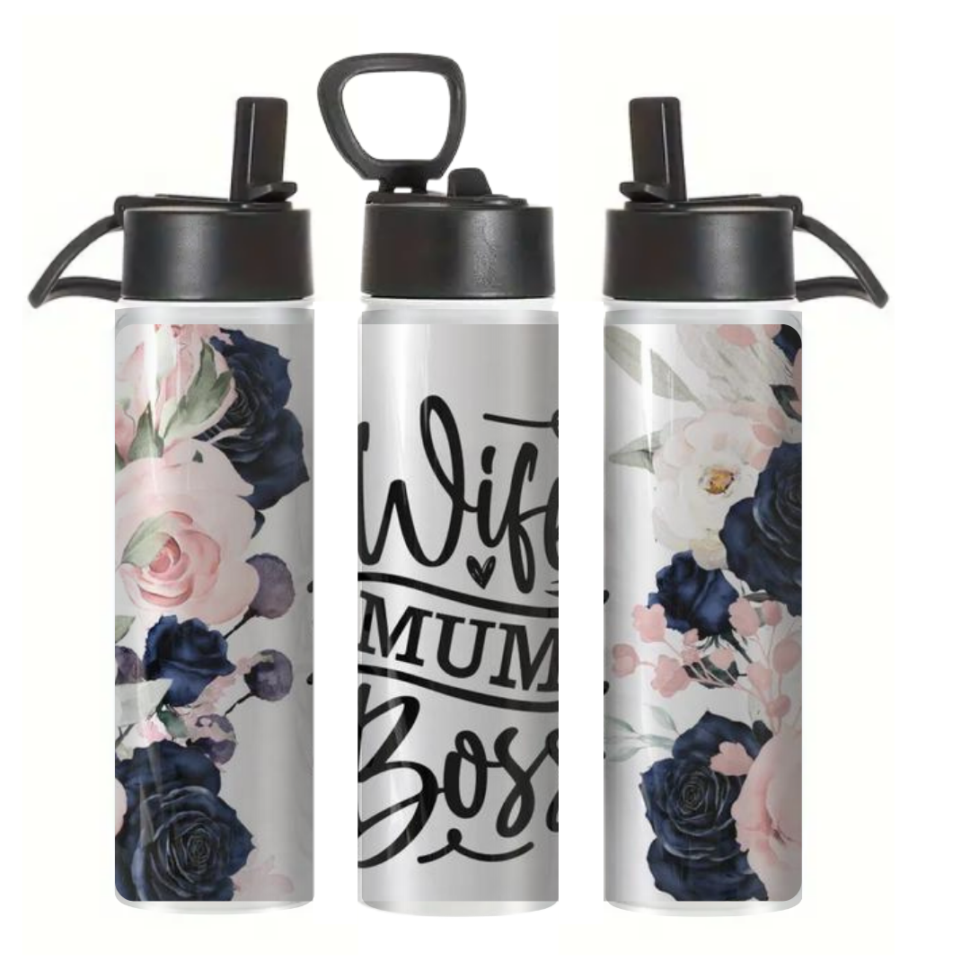 Wife Mum Boss - Tumbler & Bottle