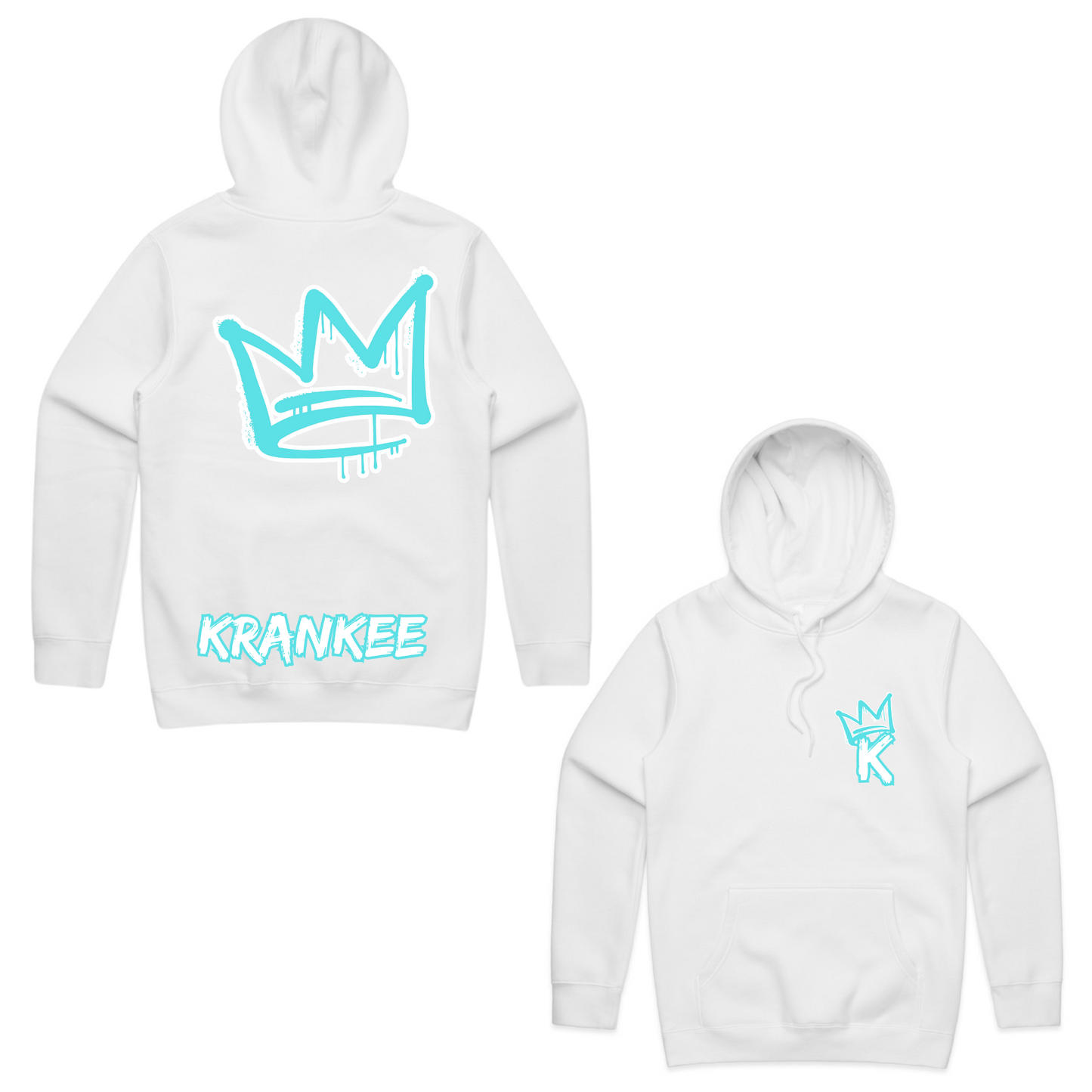 Aqua Back Crown - Unisex Tee Hoodie