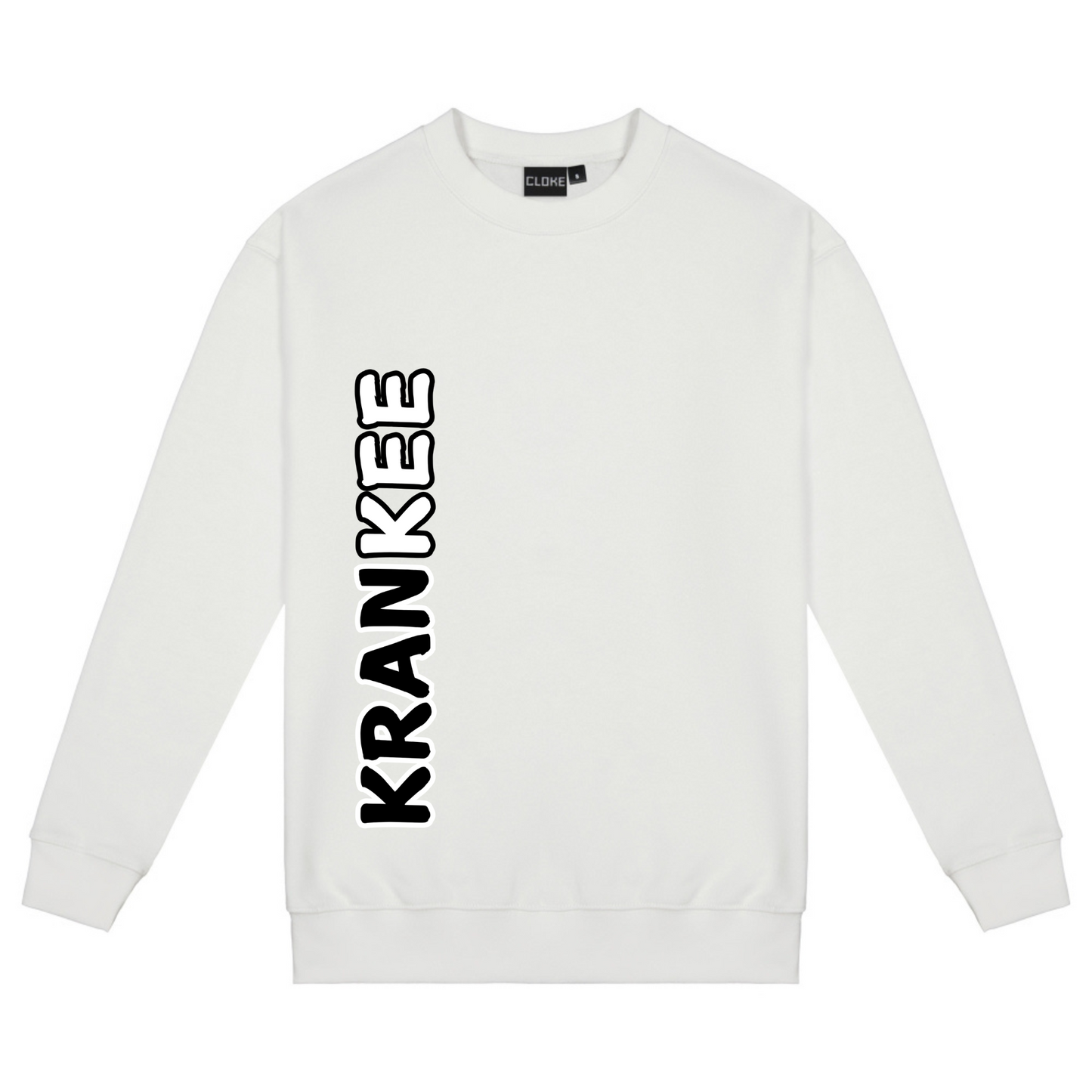 B/W Krankee Split  - Mens Crew Neck