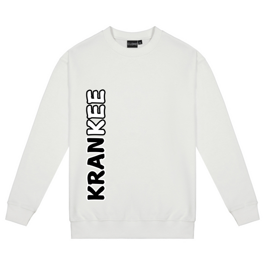 B/W Krankee Split  - Mens Crew Neck