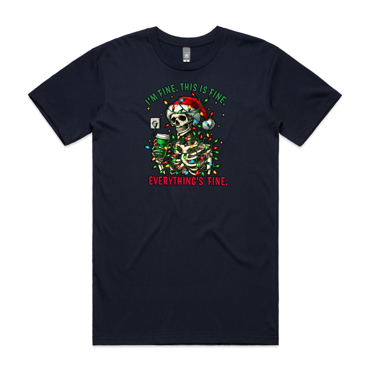 I'm Fine XMAS - Mens Tee