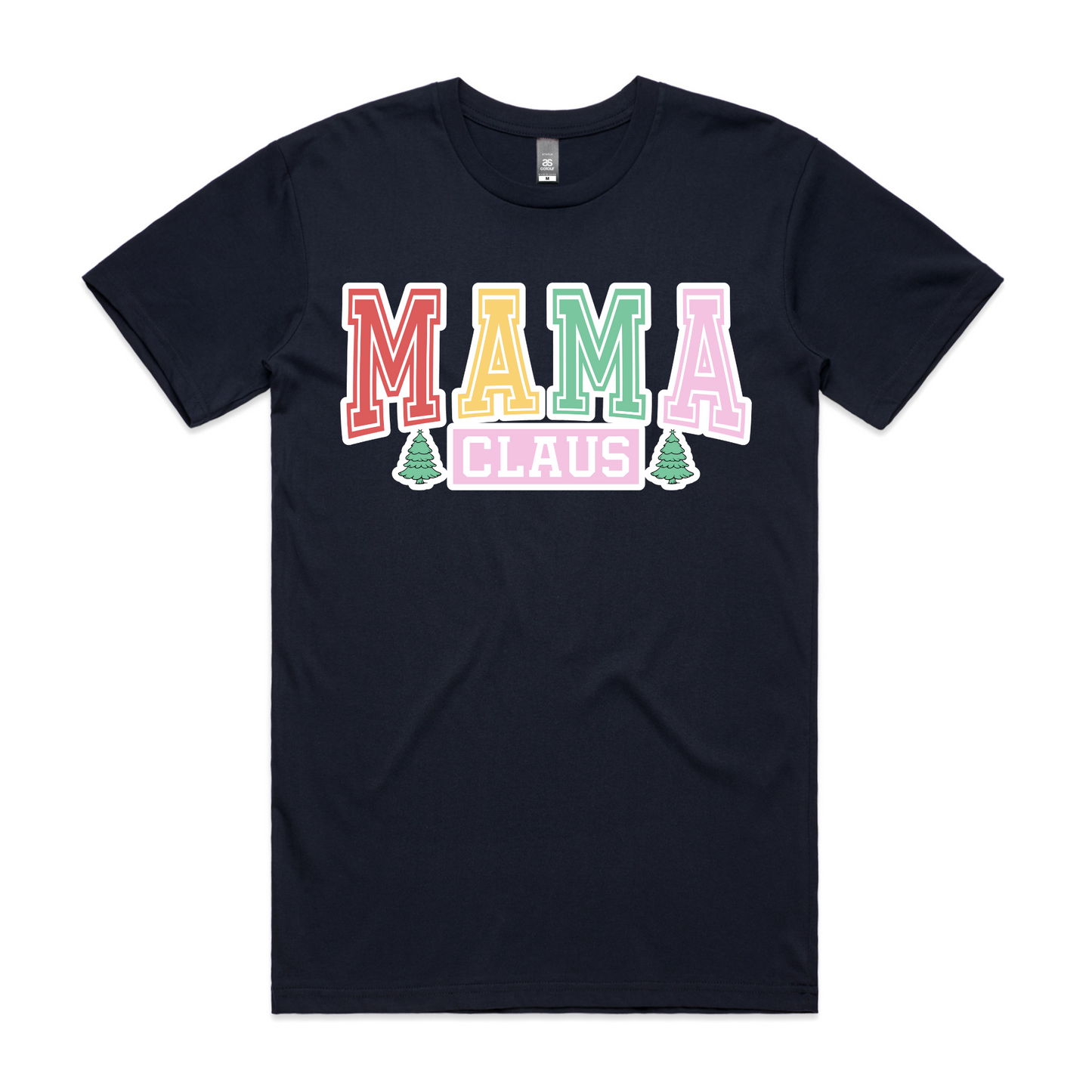 Mama Claus colourful XMAS - Mens Tee