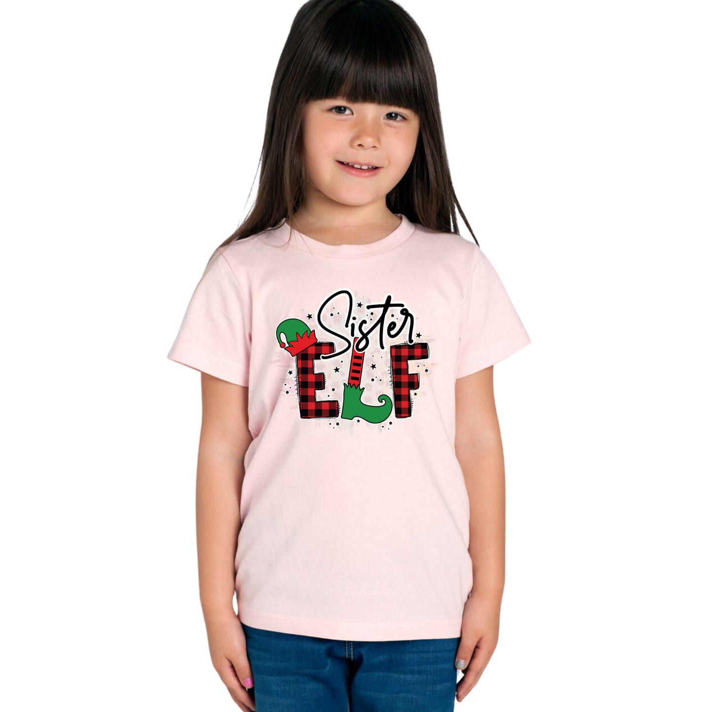 Sister Elf XMAS - Kids Tee