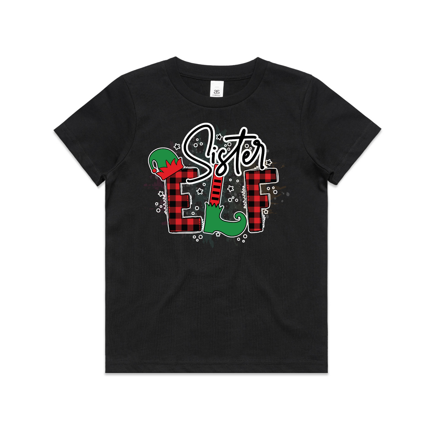 Sister Elf XMAS - Kids Tee