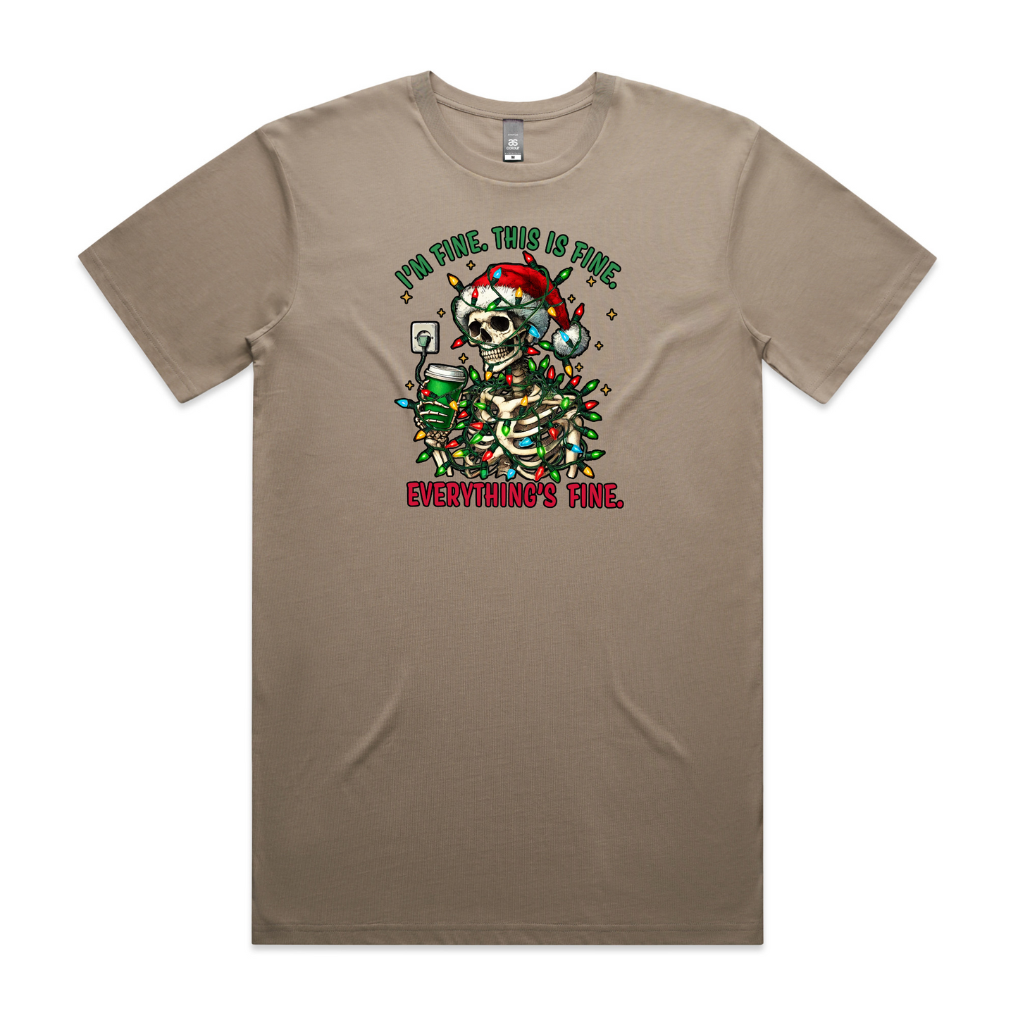 I'm Fine XMAS - Mens Tee