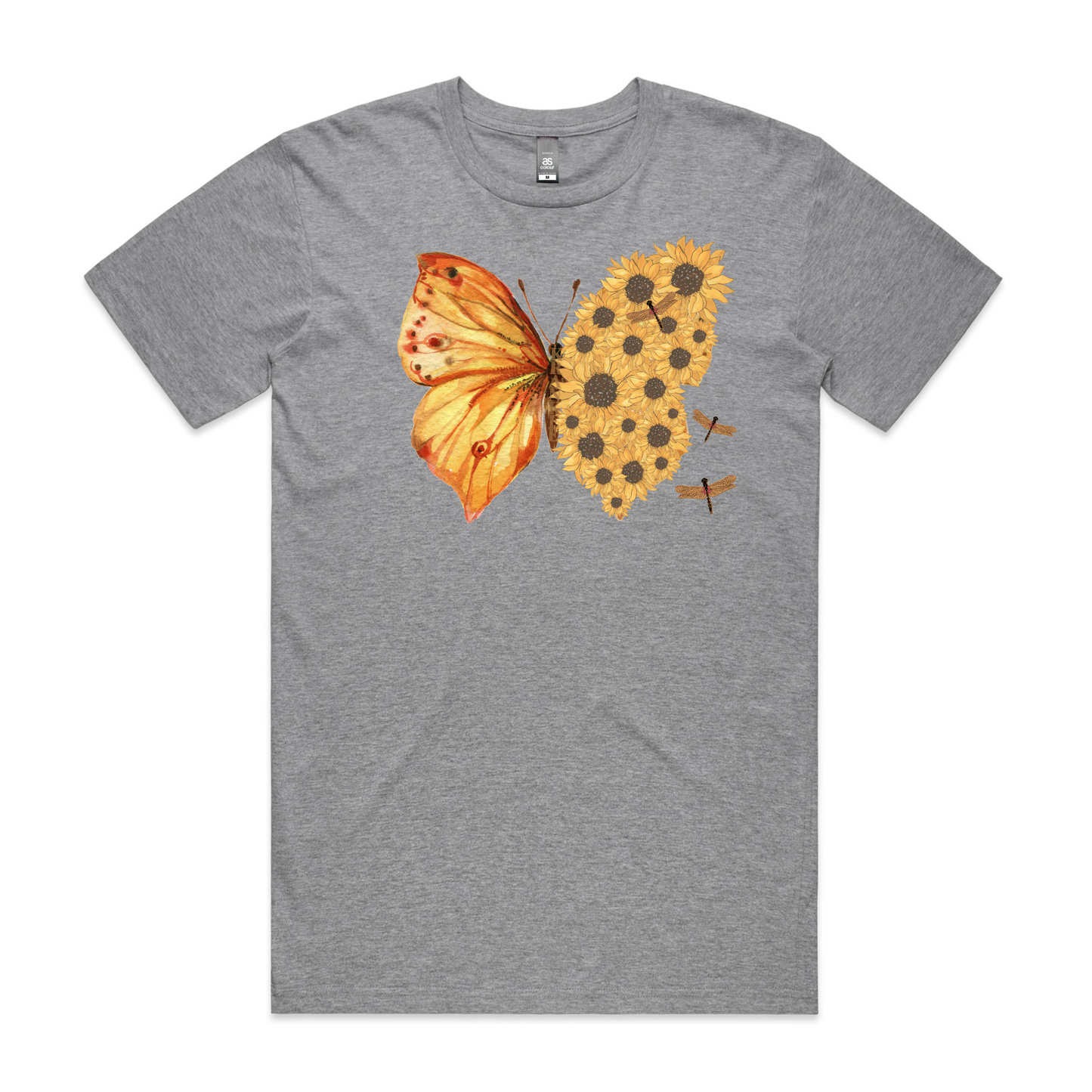 Mens Flutterby Sunflower Tee