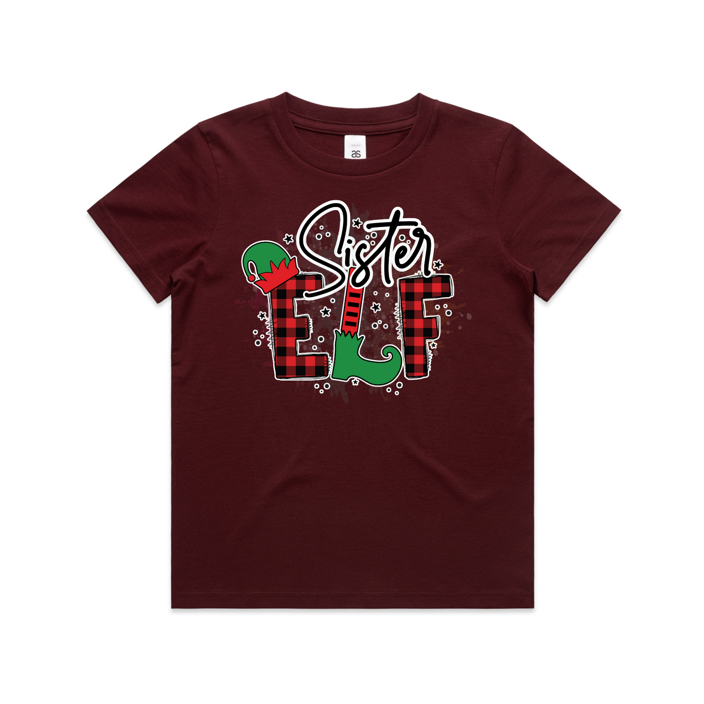 Sister Elf XMAS - Kids Tee