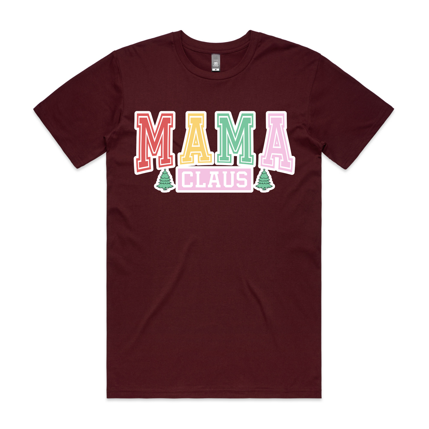 Mama Claus colourful XMAS - Mens Tee