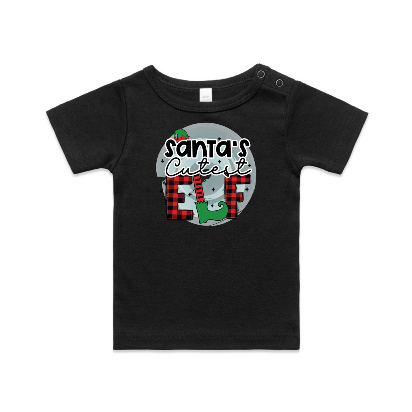 Cutest Elf XMAS - Organic Infant Tee OR Bodysuit