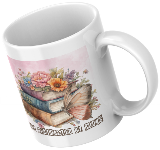 Easily Distracted by Books - Mug