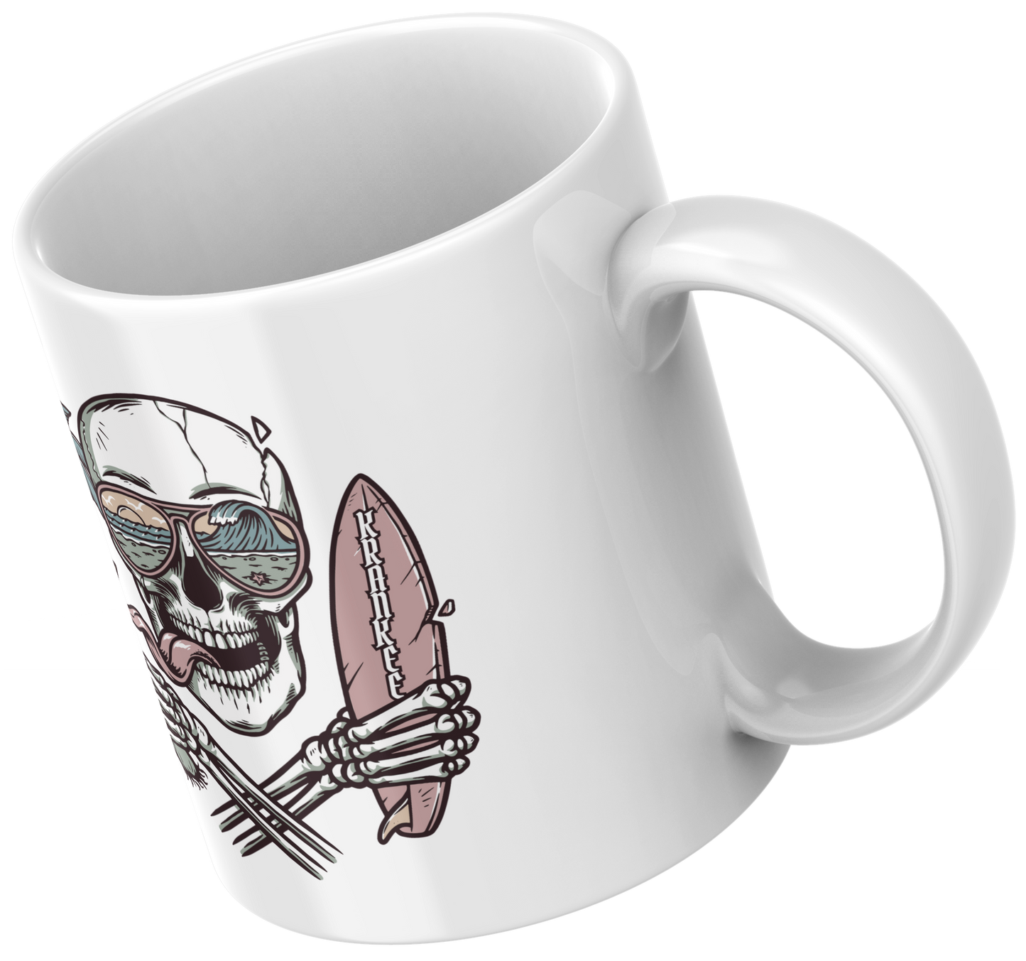 Krankee Surf Skull - Mug