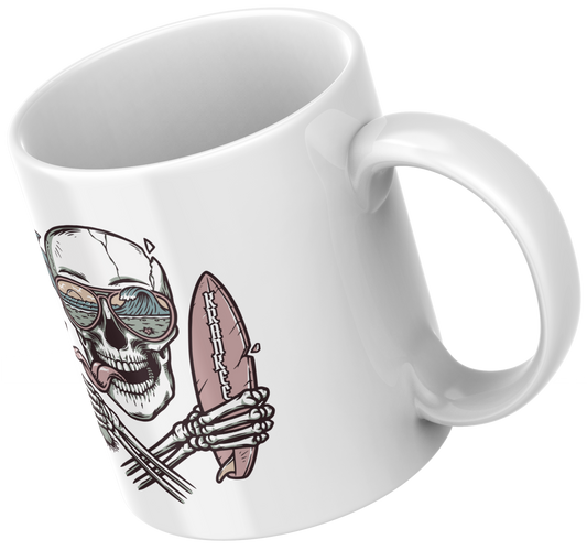 Krankee Surf Skull - Mug
