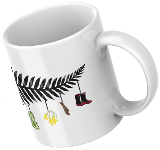 NZ Fern Icons - Mug