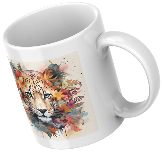 Colourful Leopard - Mug