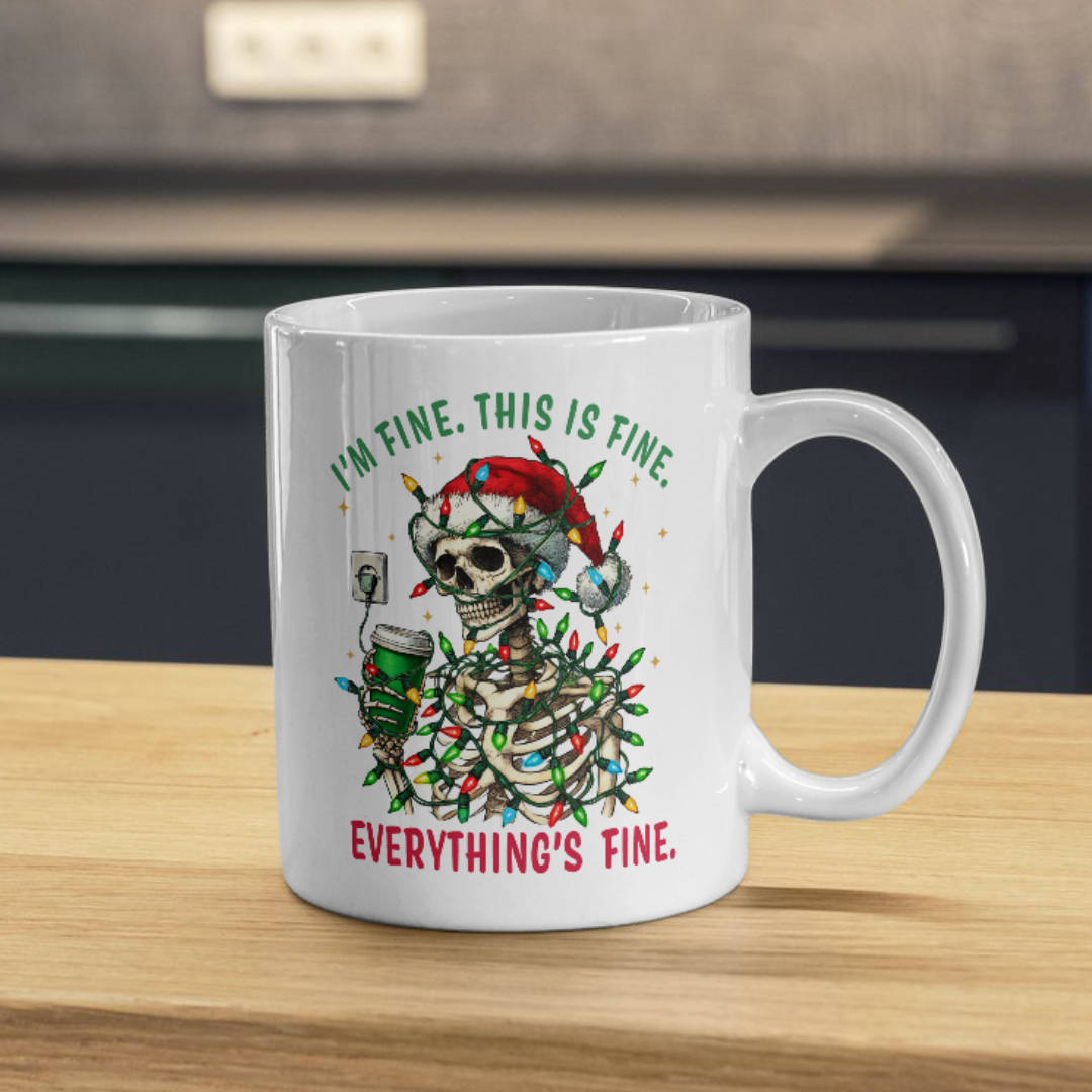 I'm Fine XMAS - Mug