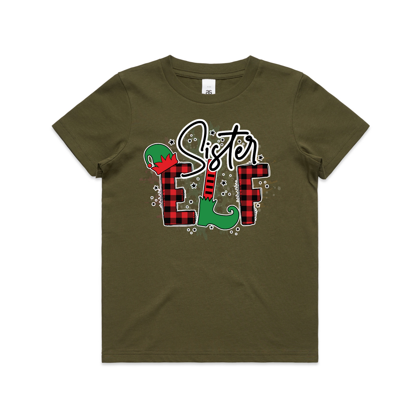 Sister Elf XMAS - Kids Tee