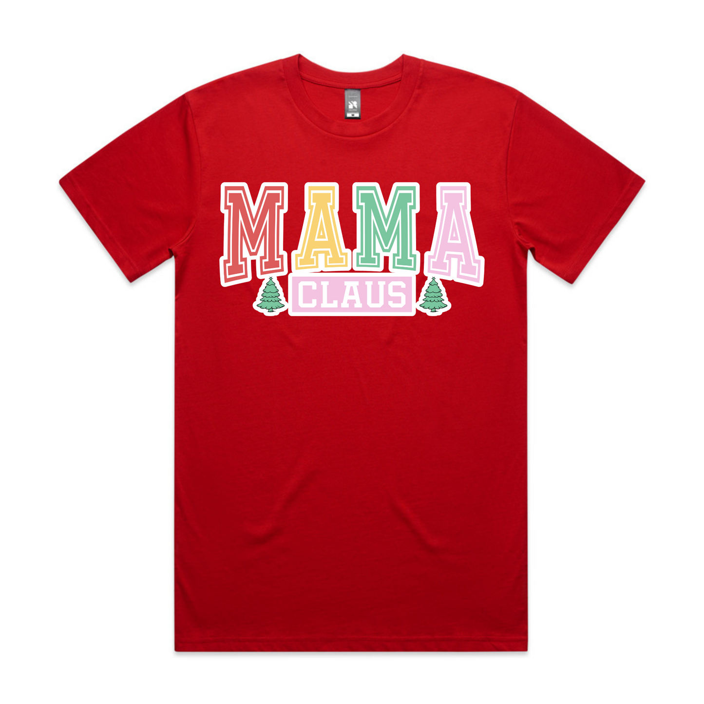 Mama Claus colourful XMAS - Mens Tee