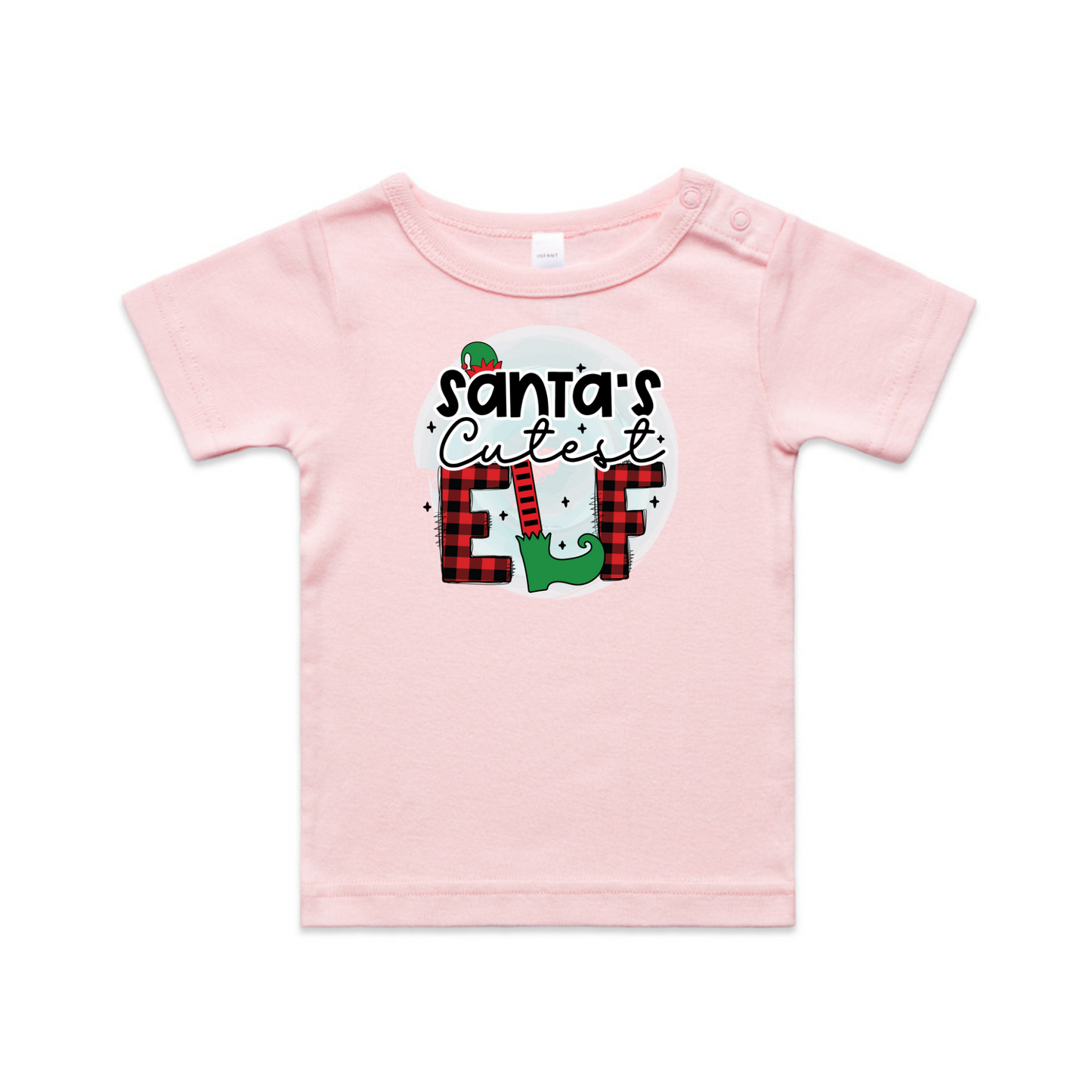 Cutest Elf XMAS - Organic Infant Tee OR Bodysuit