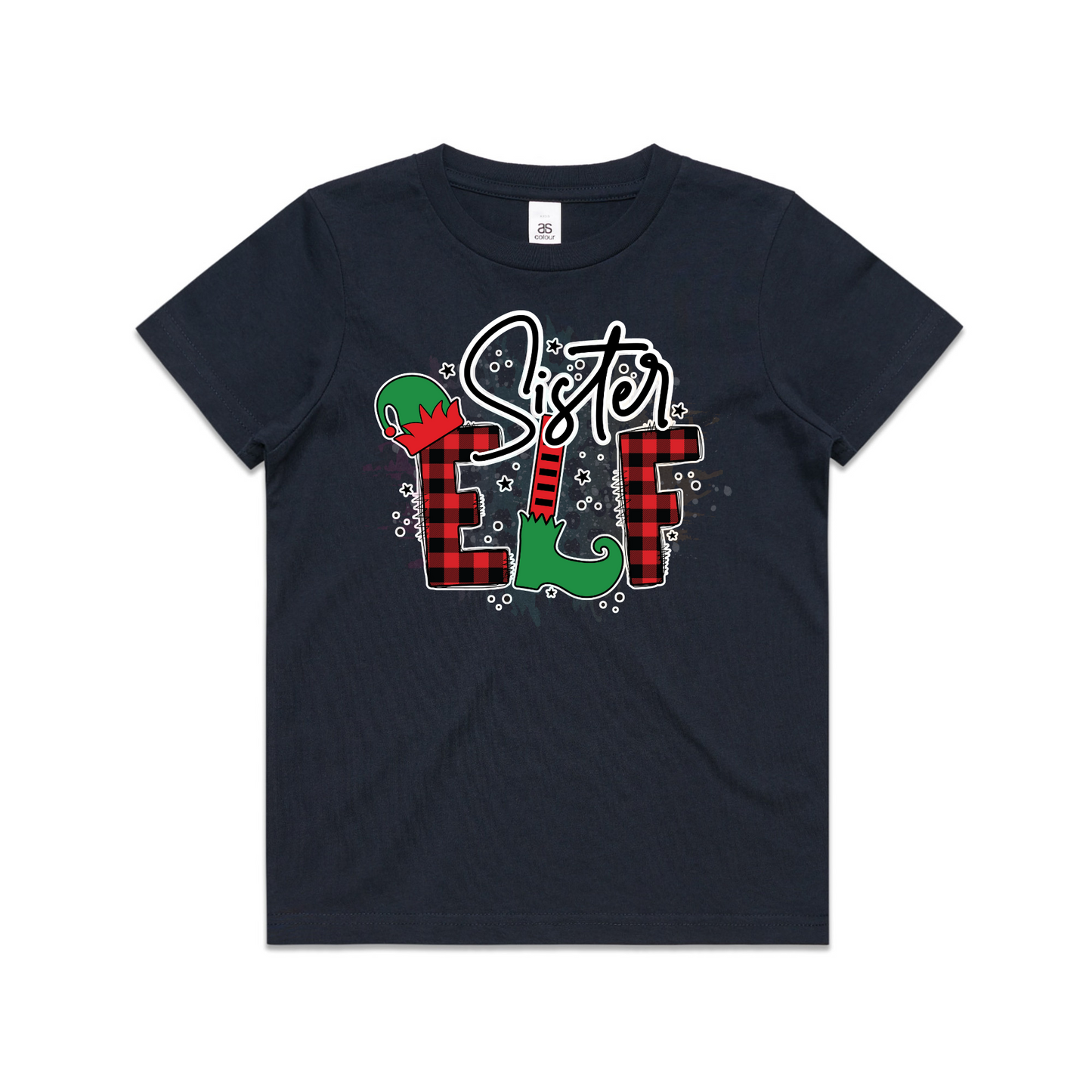 Sister Elf XMAS - Kids Tee