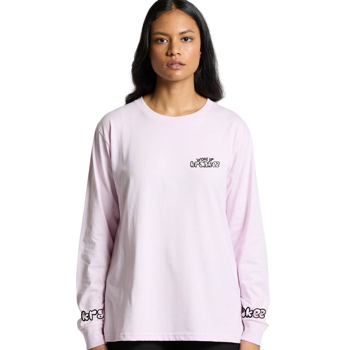 Womens Woke Up Long Sleeve