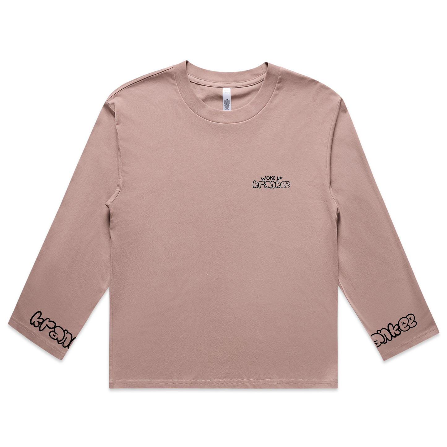 Womens Woke Up Boxy L/Sleeve