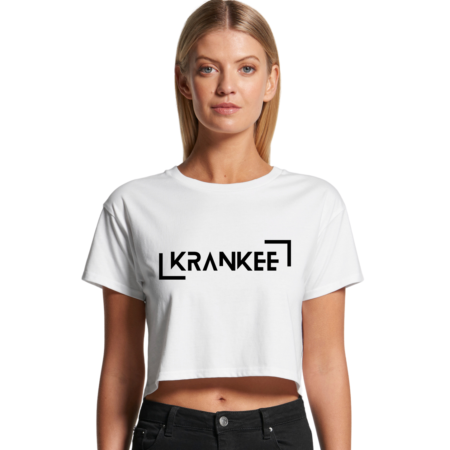 Womens Basic Krankee Crop Tee
