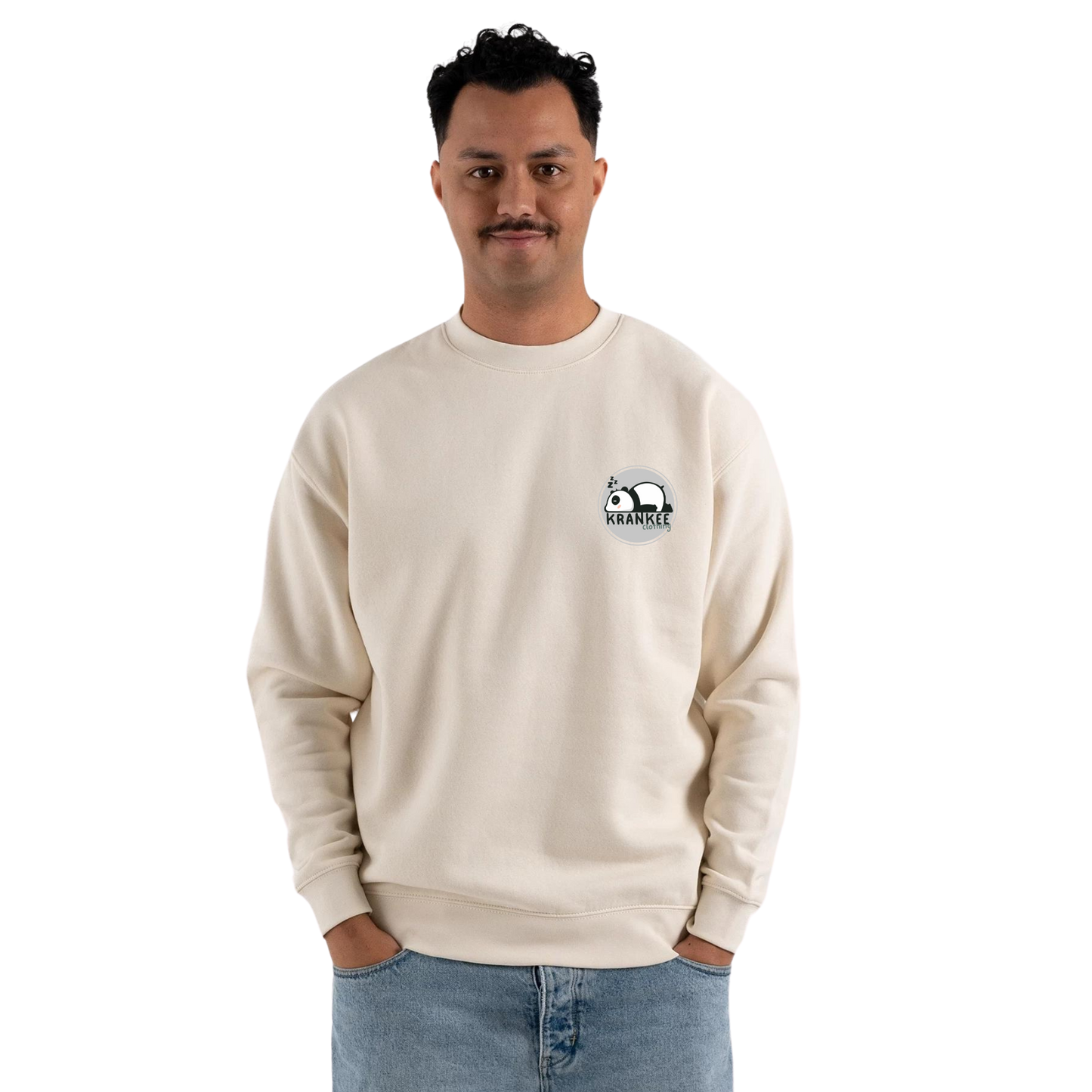 Mens Krankee Panda Crew Neck