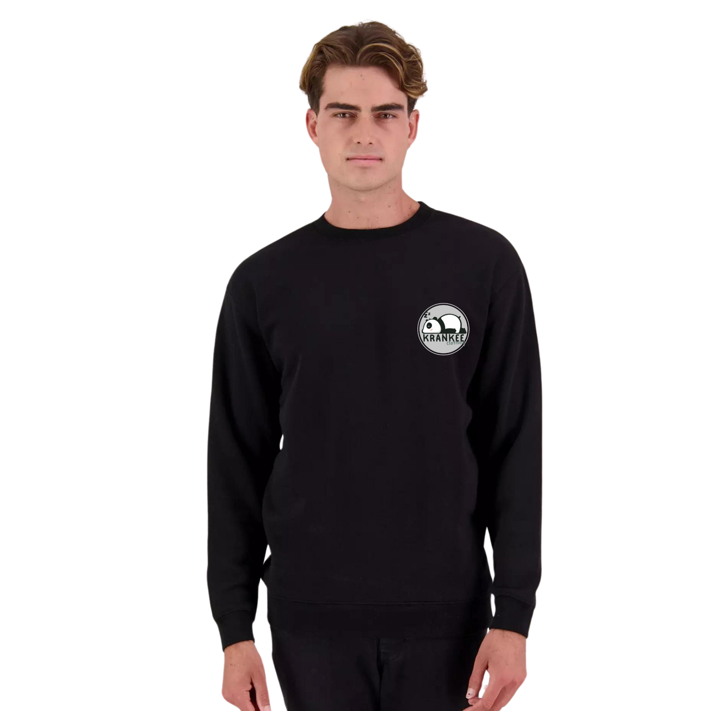 Mens Krankee Panda Crew Neck