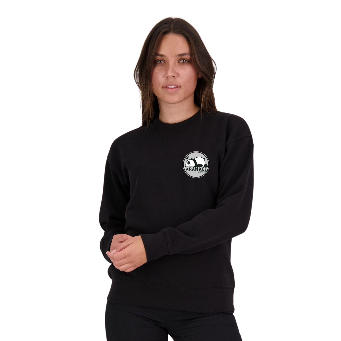 Womens Krankee Panda Crew Neck