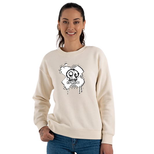 Womens Spray Paint Crew Neck
