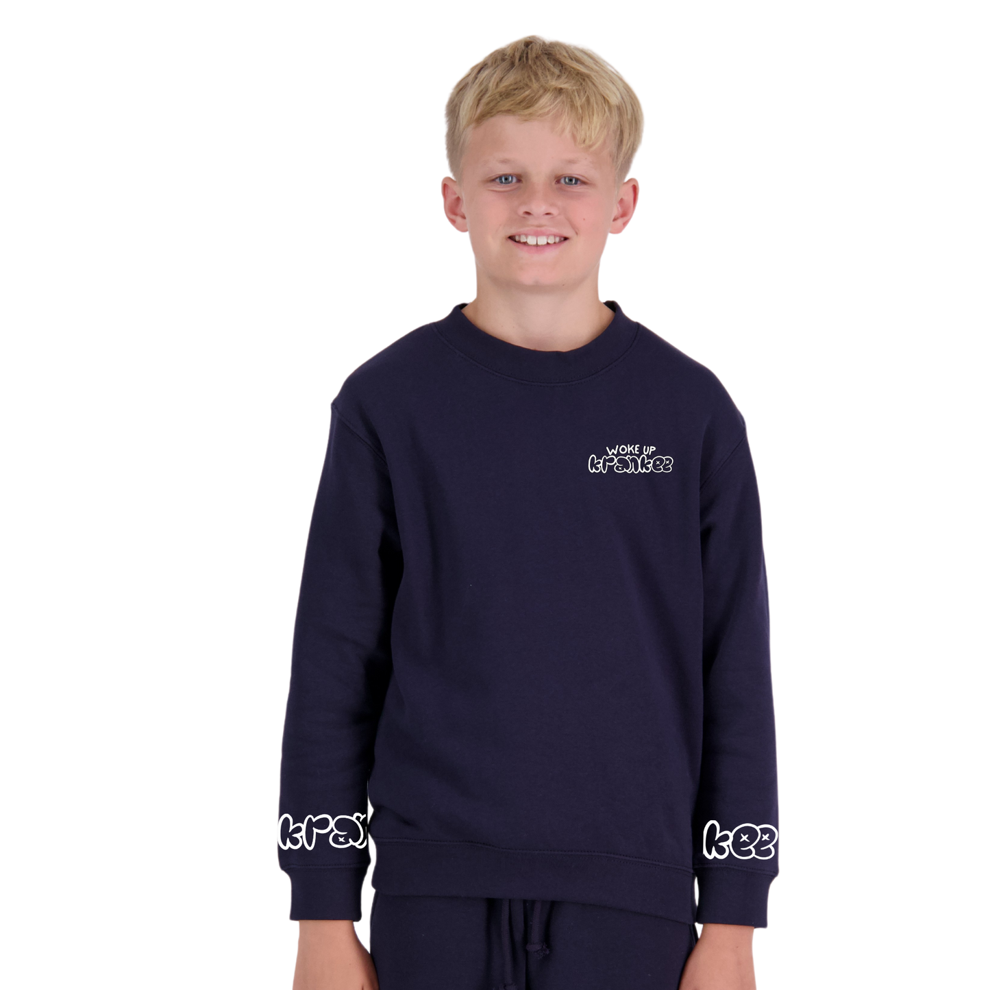 Kids Woke Up Crew Neck