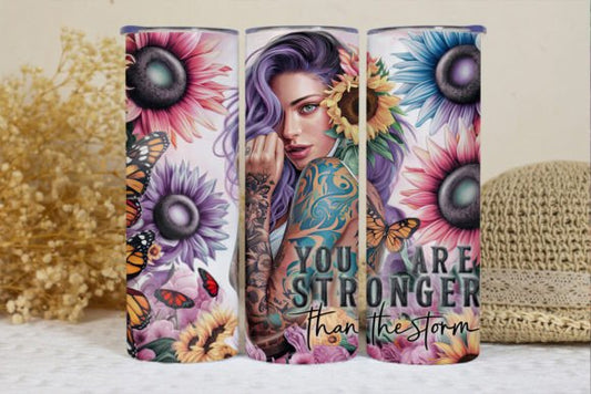 Stronger than the storm - Tumbler & Bottle