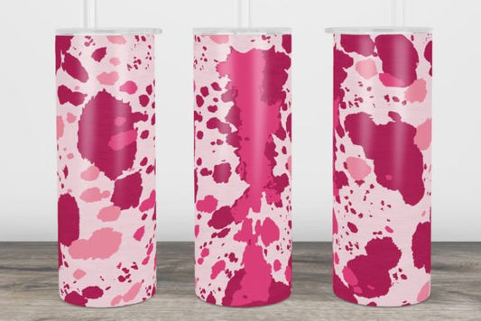 Pink Cow Camo - Tumbler & Bottle