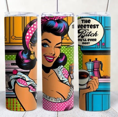 Sweetest Bitch - Tumbler & Bottle