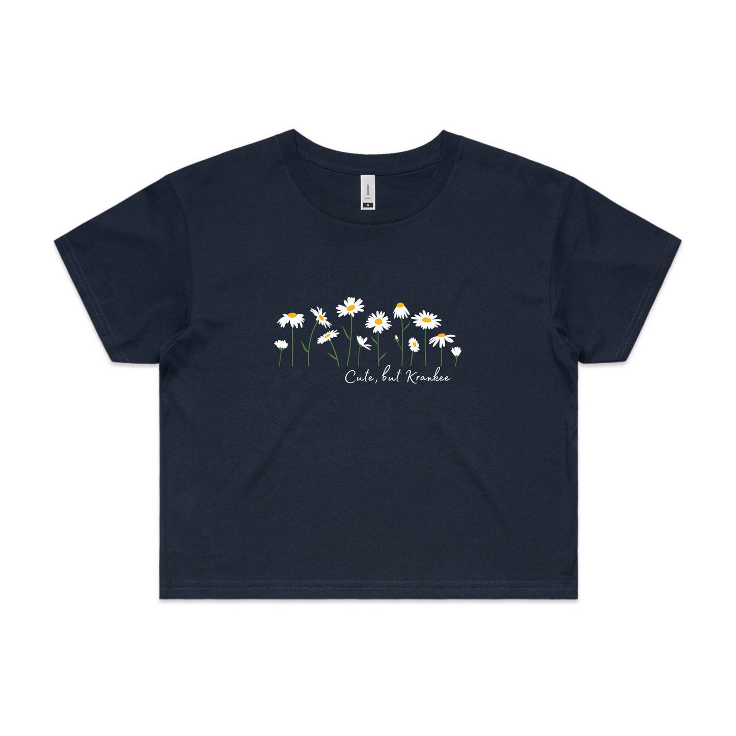Womens Daisy Crop Tee