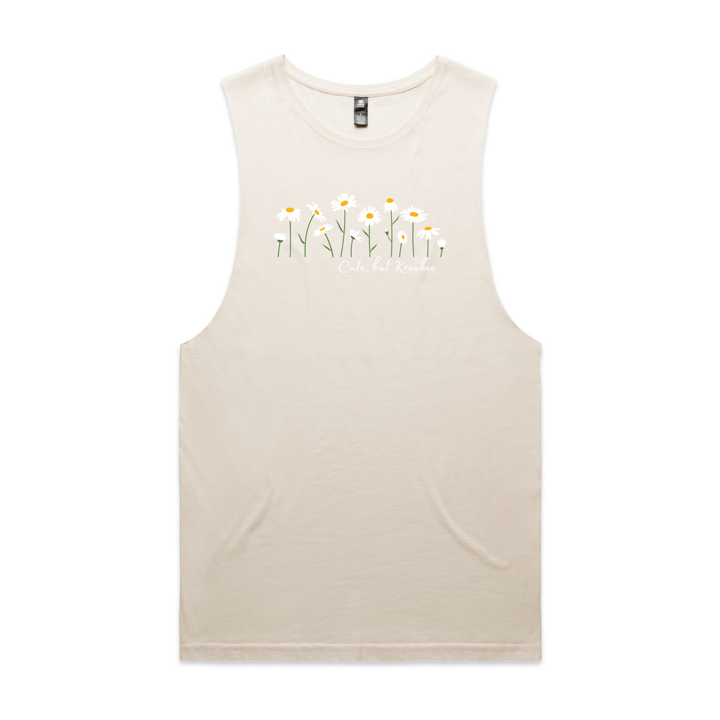 Mens Daisy Low Armpit Tank