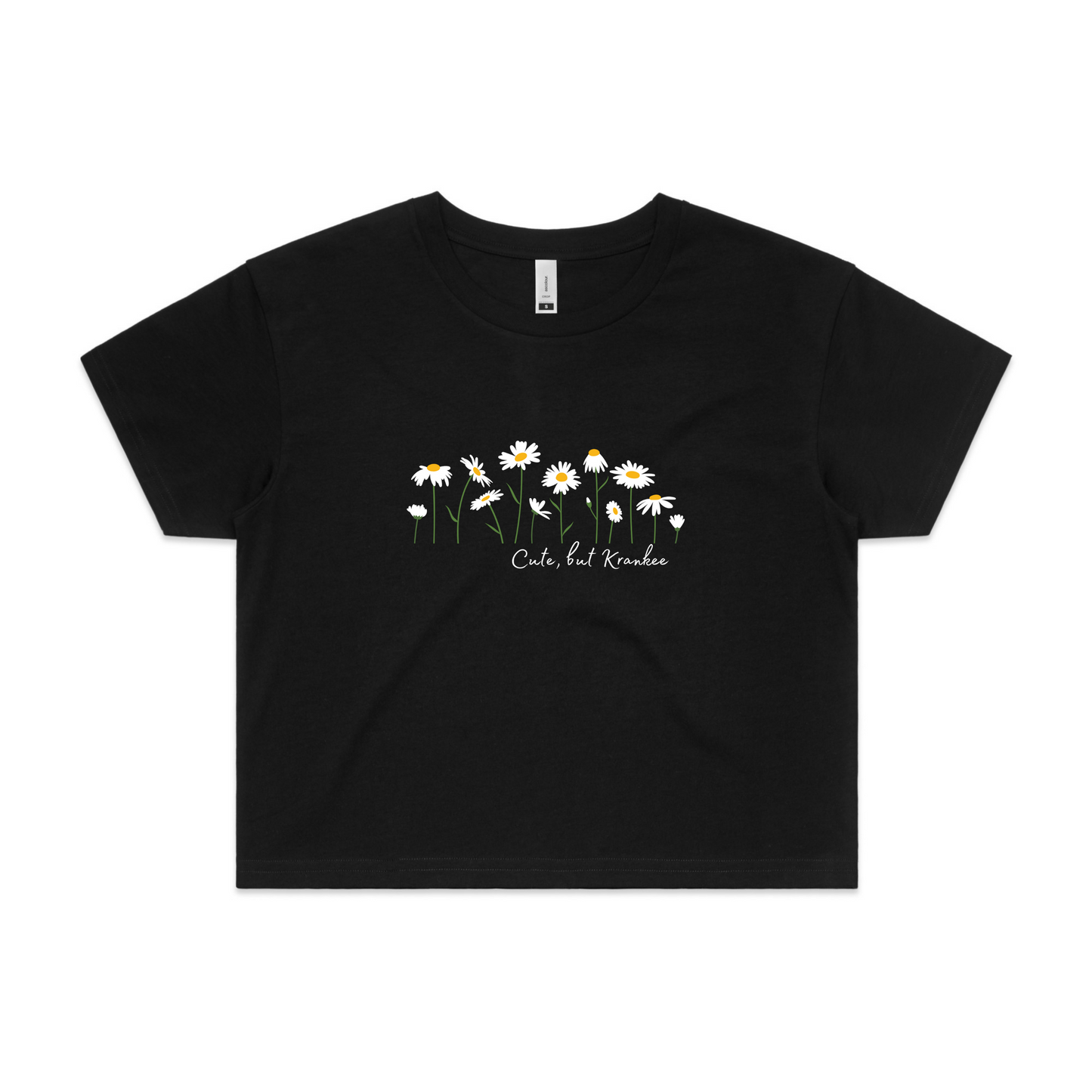 Womens Daisy Crop Tee
