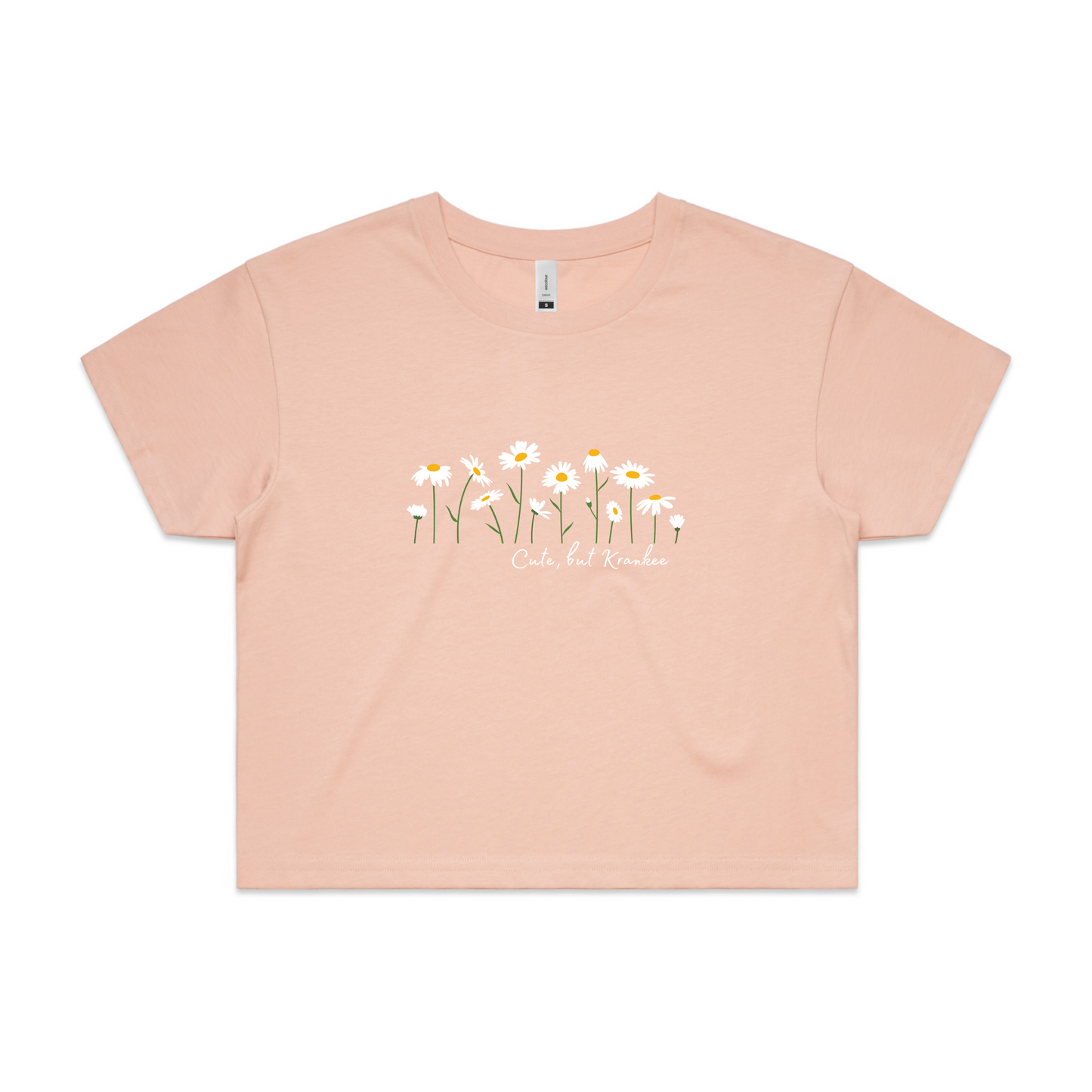 Womens Daisy Crop Tee