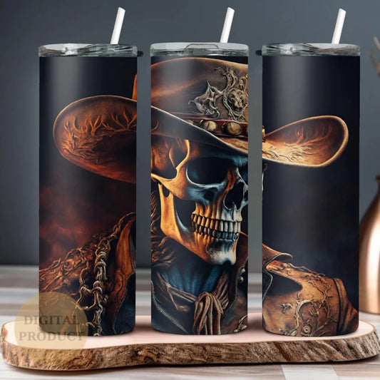 Cowboy Skull - Tumbler & Bottle