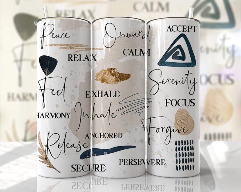 Calming Words - Tumbler & Bottle