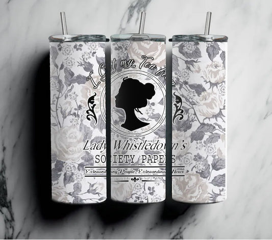 Bridgerton B/W - Tumbler & Bottle